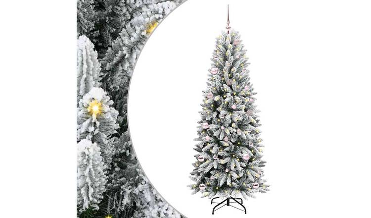 Walplus 150 LED Lights Artificial Christmas Tree Indoor Use - White - 150 cm