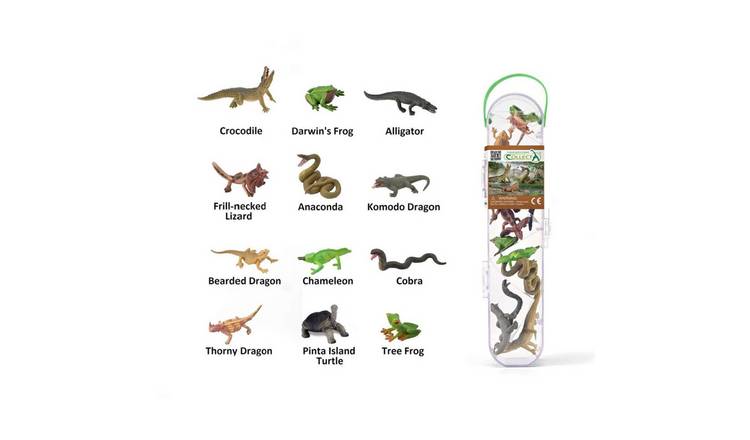 CollectA CollectA Box of Mini Reptiles & Amphibians - 3 Years +