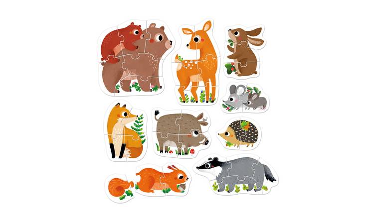Banana Panda Progressive Puzzles Forest Animals - 2y+