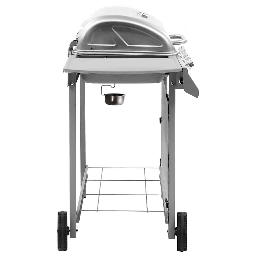 Walplus Gas BBQ Grill with 4 Burners - Silver - 107.5 x 55 x 96.5 cm - Image 3