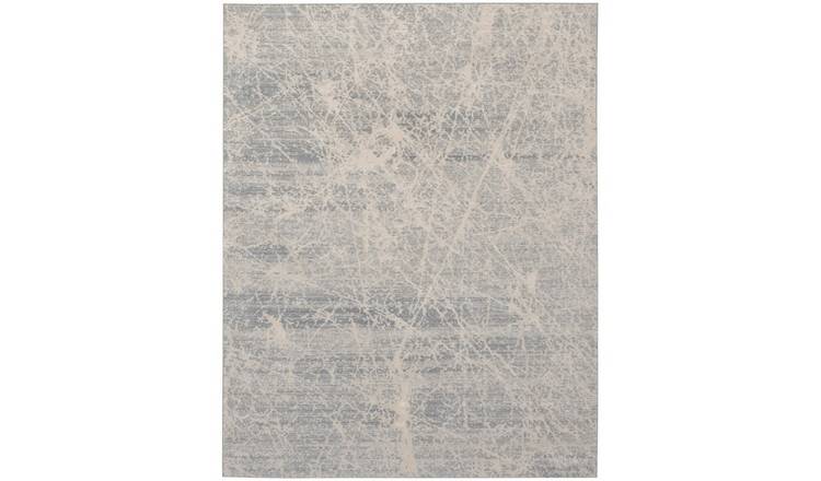 Mega Flooring Grey Modern Abstract Rug - 66 x 229cm