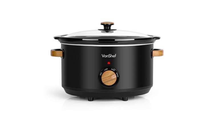 VonShef Fika 6.5L Non-Stick Ceramic Slow Cooker - Nordic