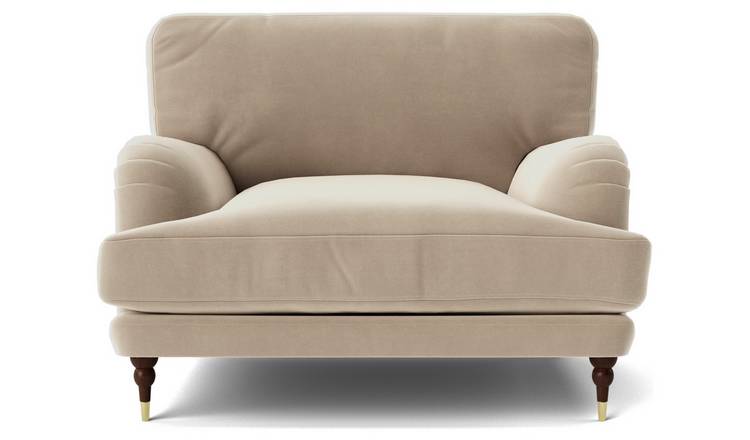 Habitat snuggle on sale velvet armchair