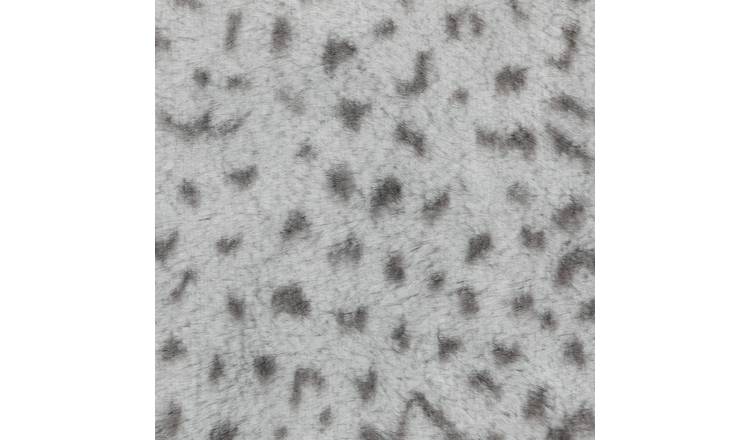 Buy Argos Home Grey Faux Fur Bedding Set - Double | Duvet cover sets | Argos