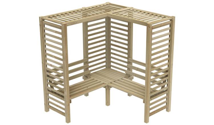 Buy Forest Garden Firenze Corner Arbour Garden benches and