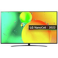 LG 75 Inch 75NANO766QA Smart 4K UHD HDR NanoCell Freeview TV 