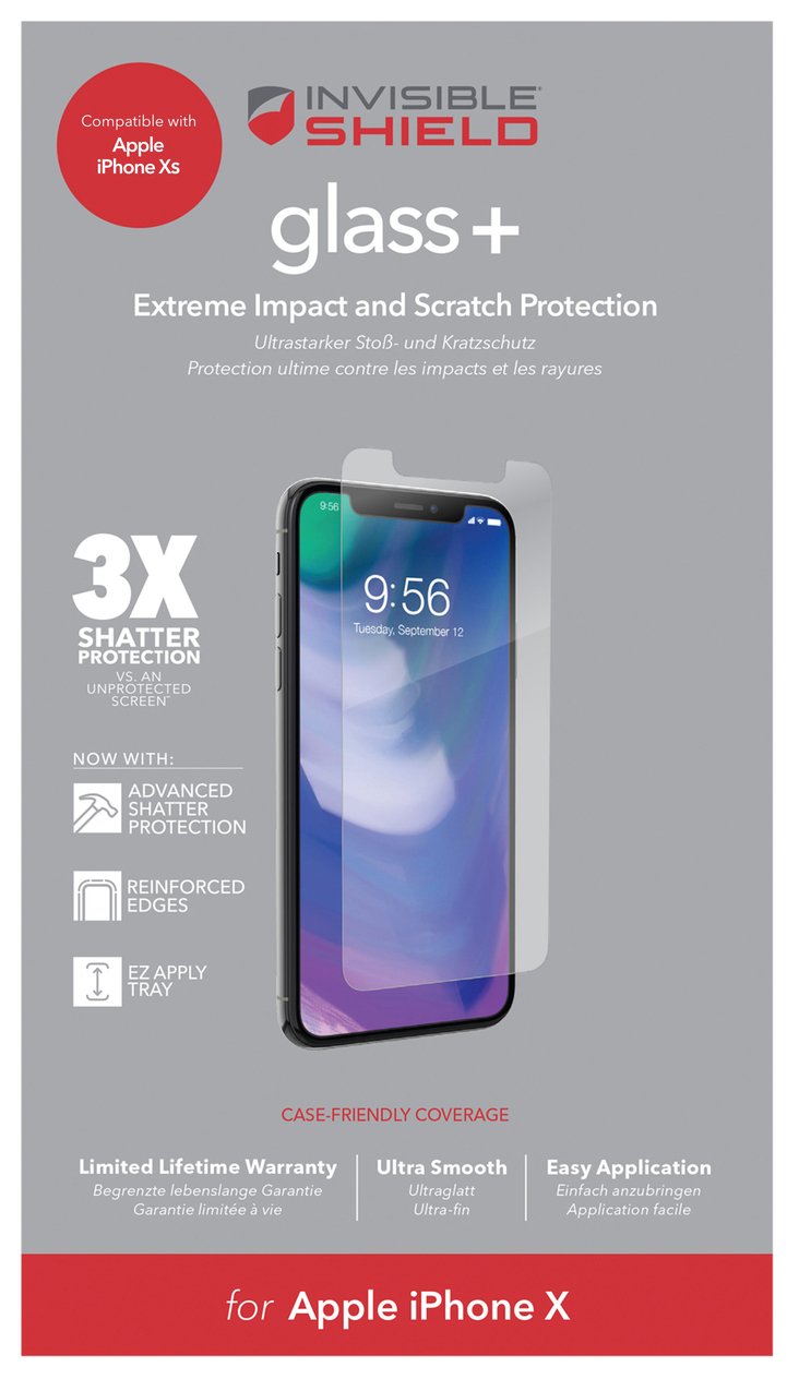 Zagg InvisibleShield Apple iPhone XS/X Screen Protector