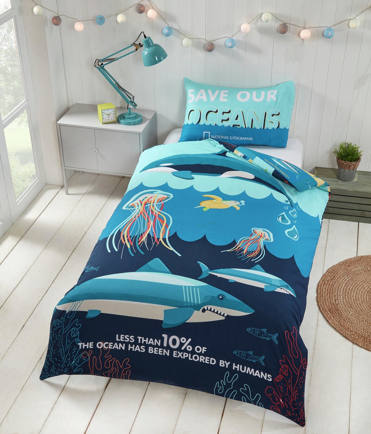 National Geographic Ocean Bedding Set - Single