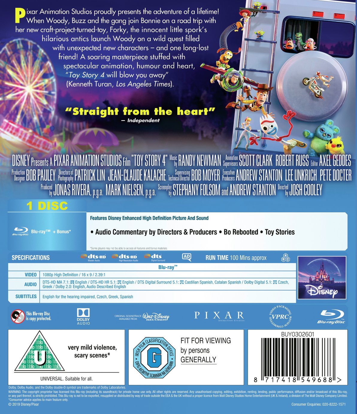 Toy Story 4 Blu-ray Review