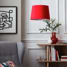 Argos red deals lamp