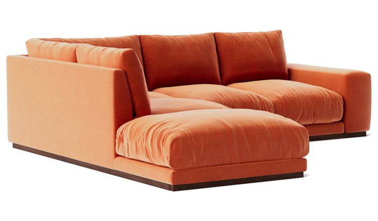 Argos deals orange sofa