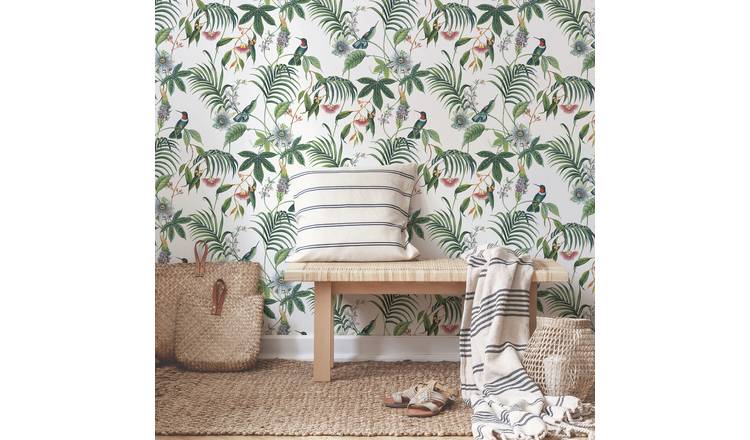 Superfresco Easy Adilah White Wallpaper