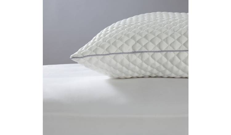 Argos Home Honeycomb Jersey Medium Pillow