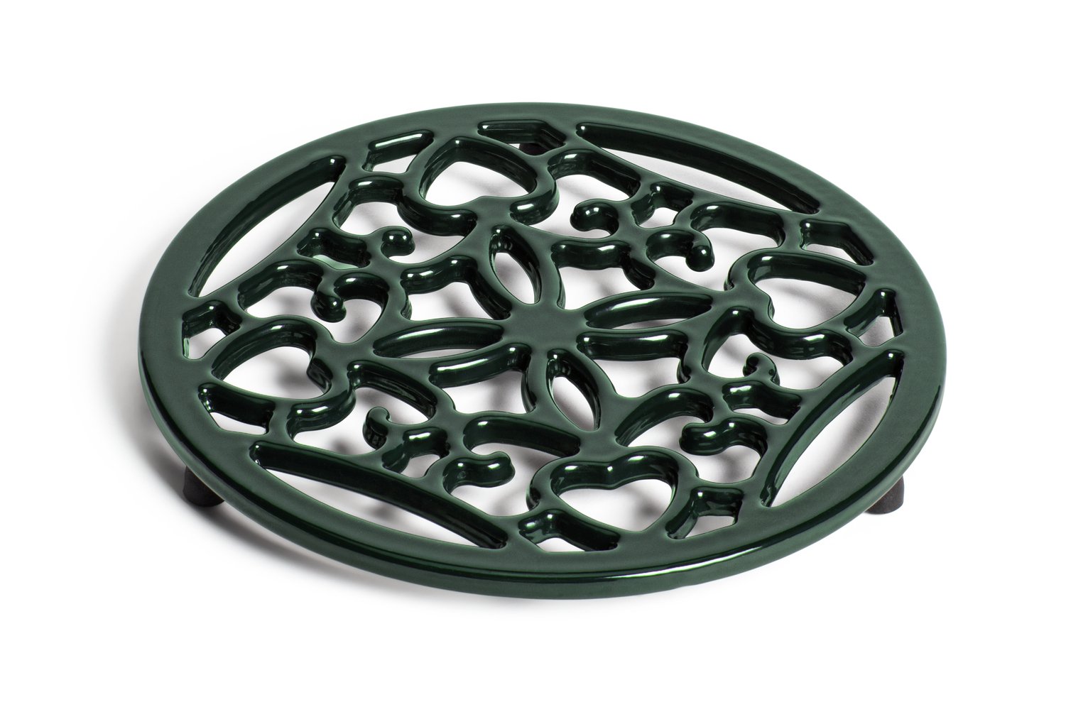 Habitat Cast Iron Trivet - Green