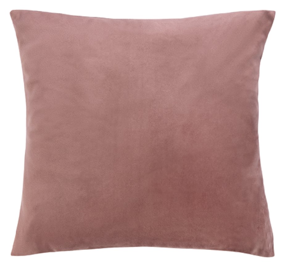 Habitat Velvet Cushion Cover - Burgundy - 43X43cm