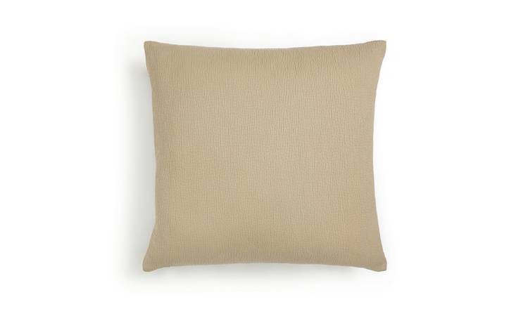 Cream best sale textured cushions