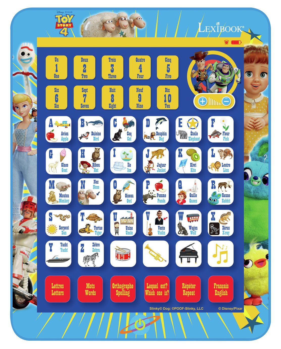 Toy Story Educational Bilingual Interactive Learning Tablet