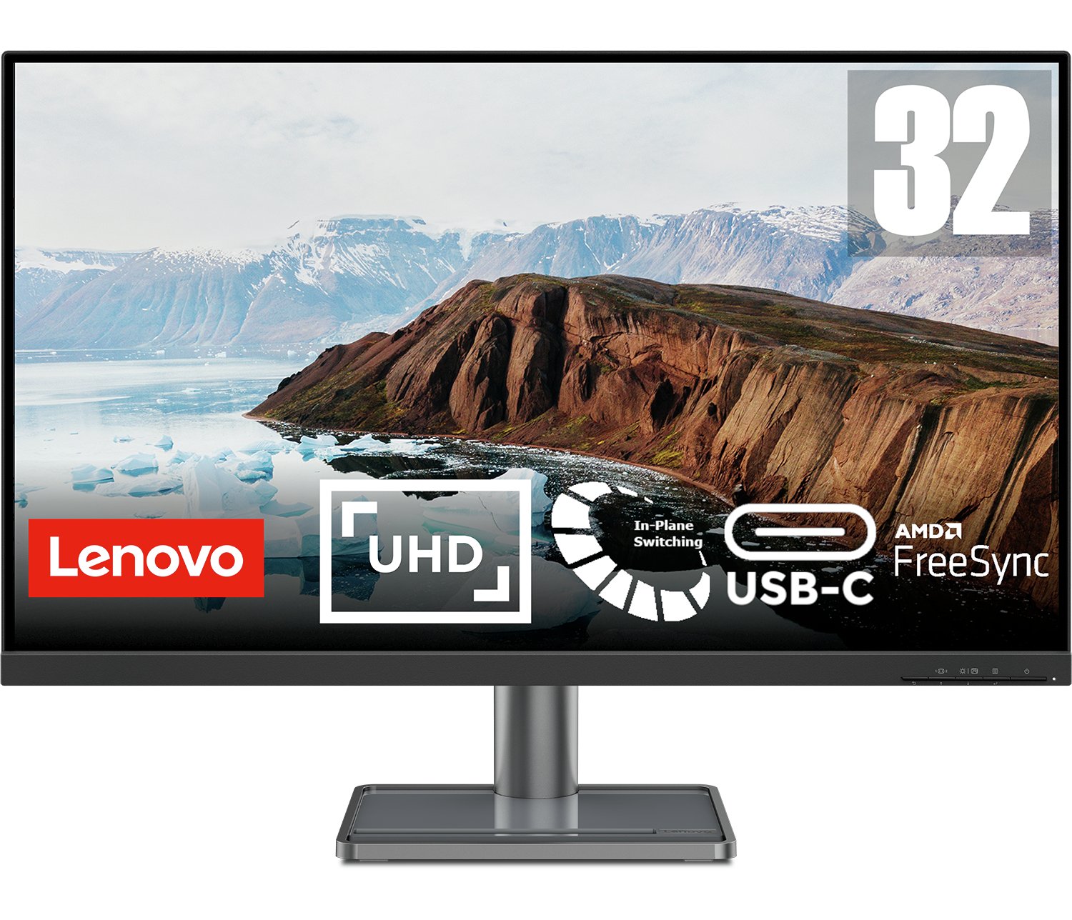 Lenovo L32p-30 31.5 Inch 60Hz UHD Monitor