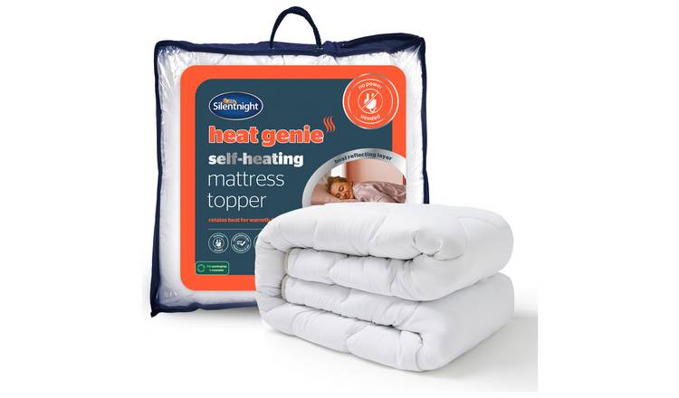 Silentnight Heat Genie Self Heating Mattress Topper - Double