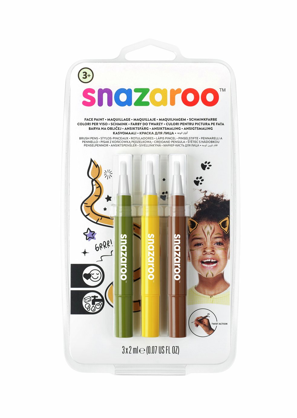 Snazaroo Brush Pen Jungle Set