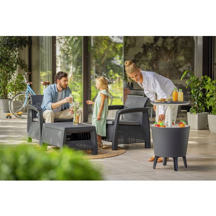 Keter 30L Classic Cool Bar - Dark Grey 0