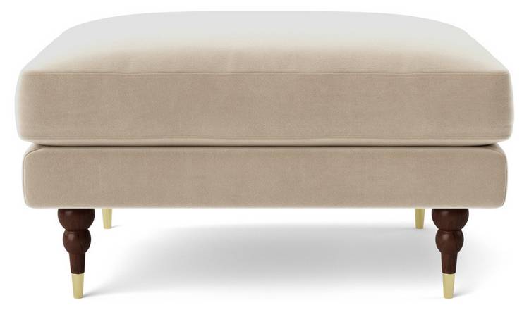 Storage footstool store velvet