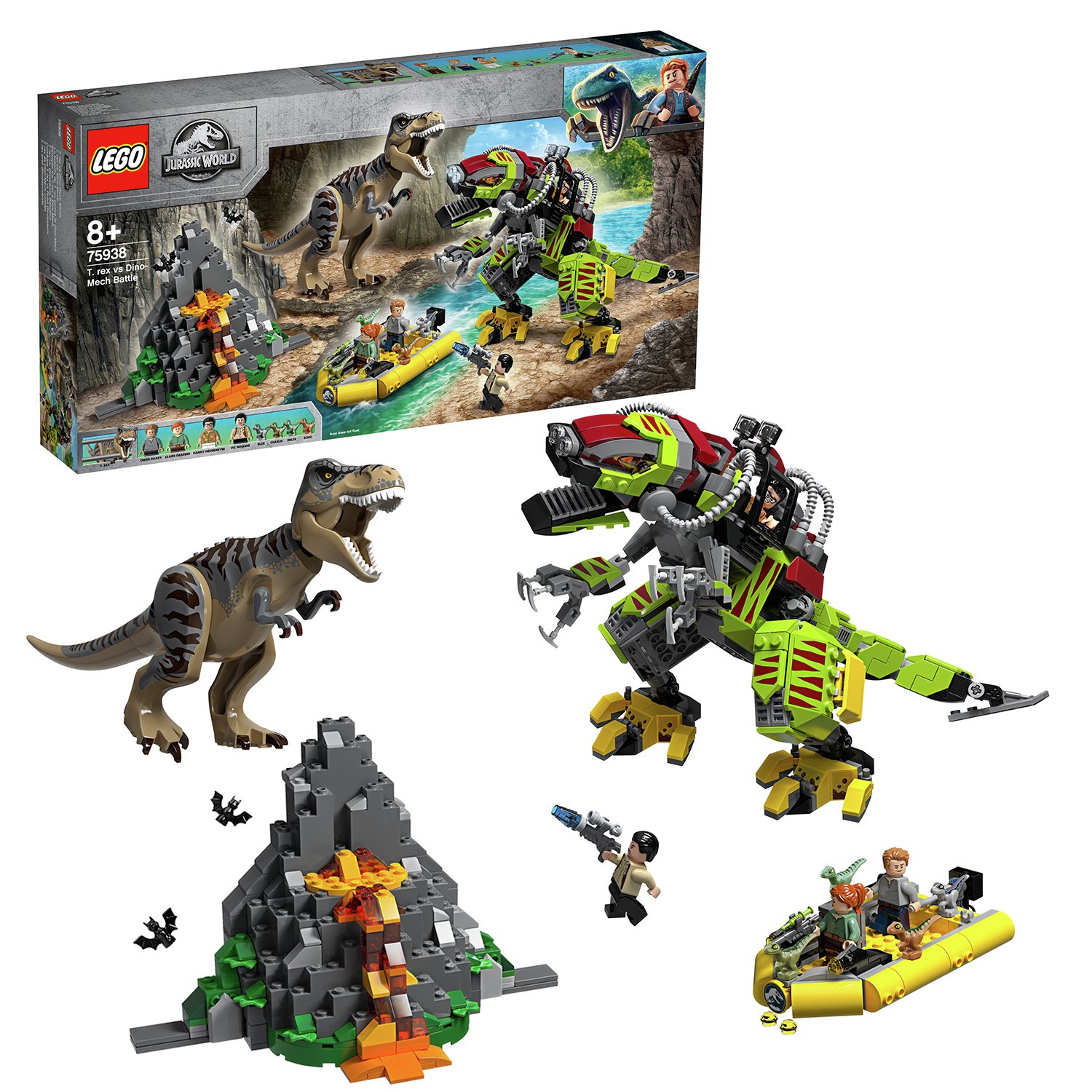 LEGO Jurassic World T. Rex vs Dino-Mech Battle Set 75938