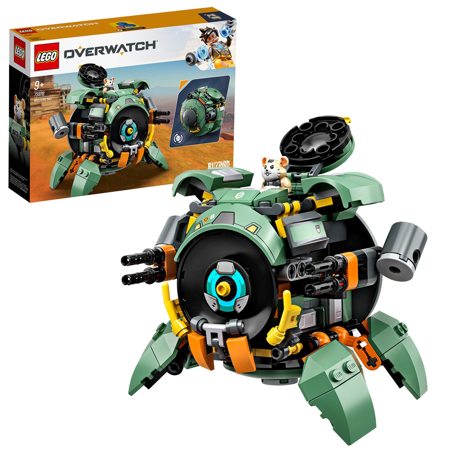 LEGO Overwatch Wrecking Ball Character Figure Set - 75976