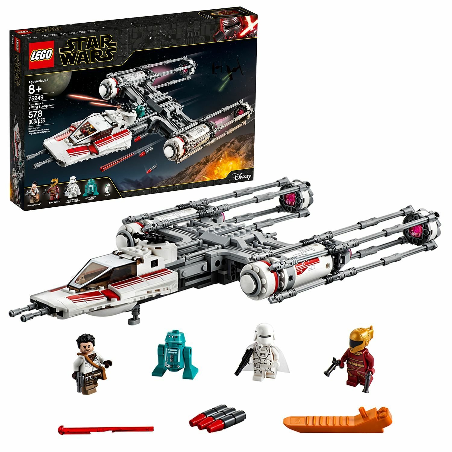LEGO Star Wars Resistance Y-Wing Starfighter Set 75249