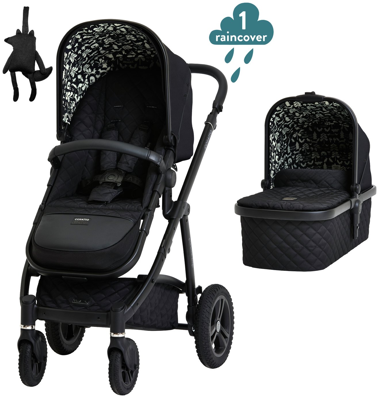 Cosatto Wow 2 Pram and Pushchair Silhouette