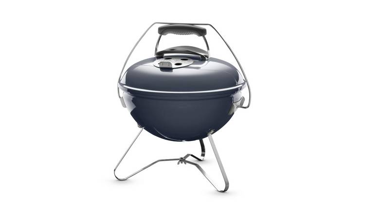 Weber Smokey Joe Premium Portable Charcoal BBQ - Slate Blue