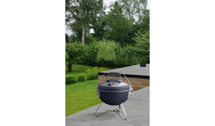 Buy Weber Smokey Joe Premium Portable Charcoal BBQ Slate Blue Barbecues Argos