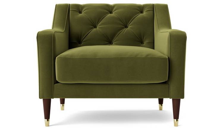 Habitat green deals velvet chair