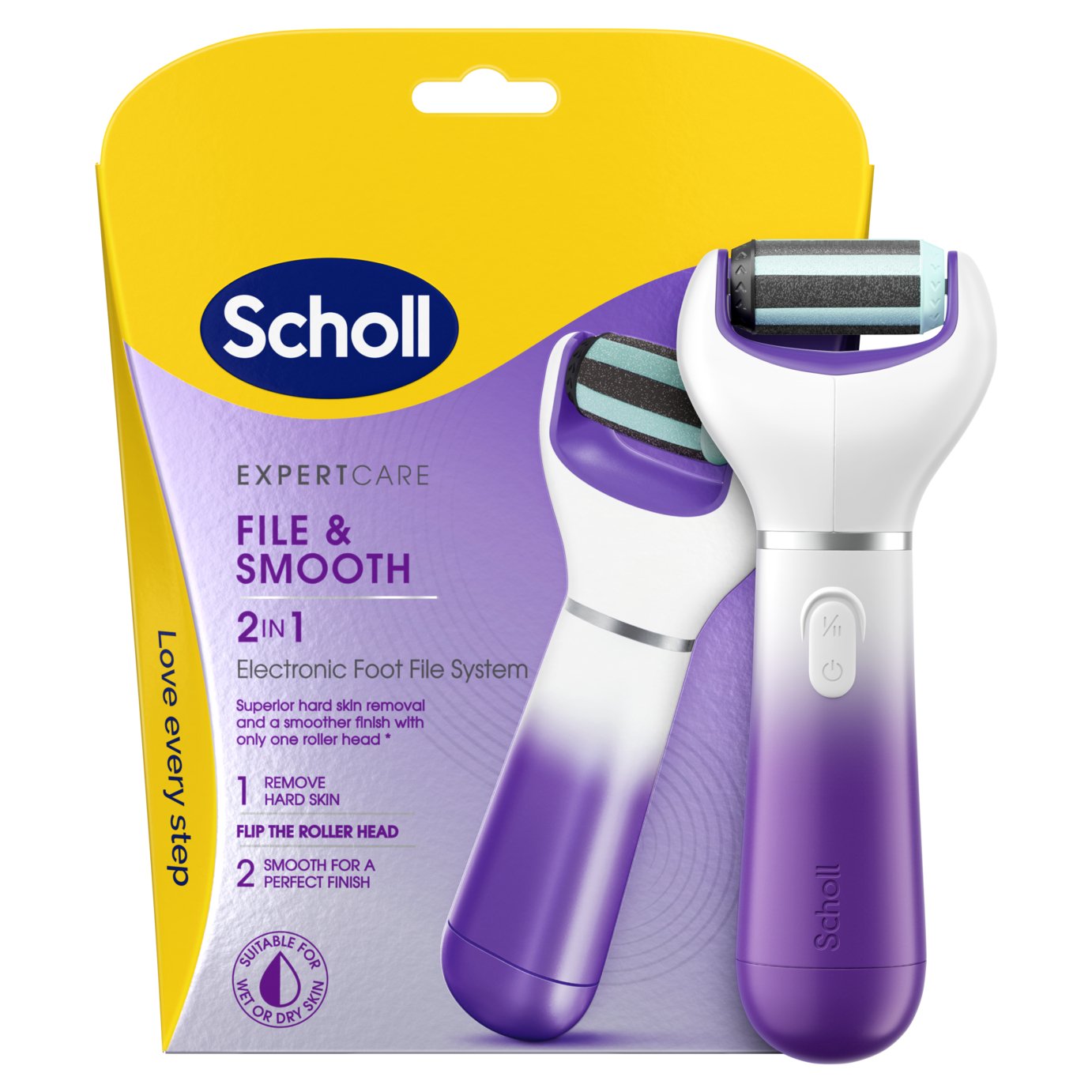 Scholl Velvet Smooth 2-in-1 Electric Foot File