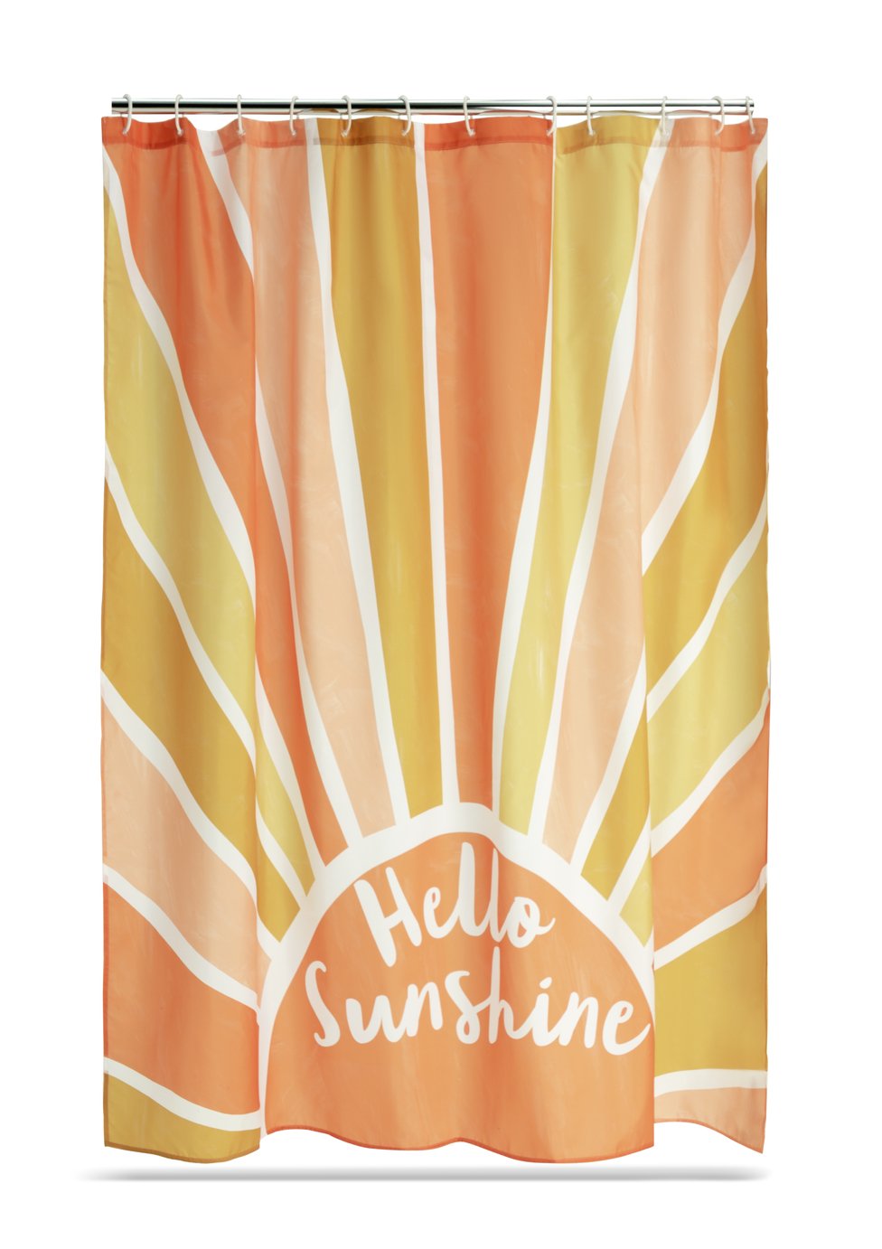 Habitat Sunrise Shower Curtain with anti-bacterial finish