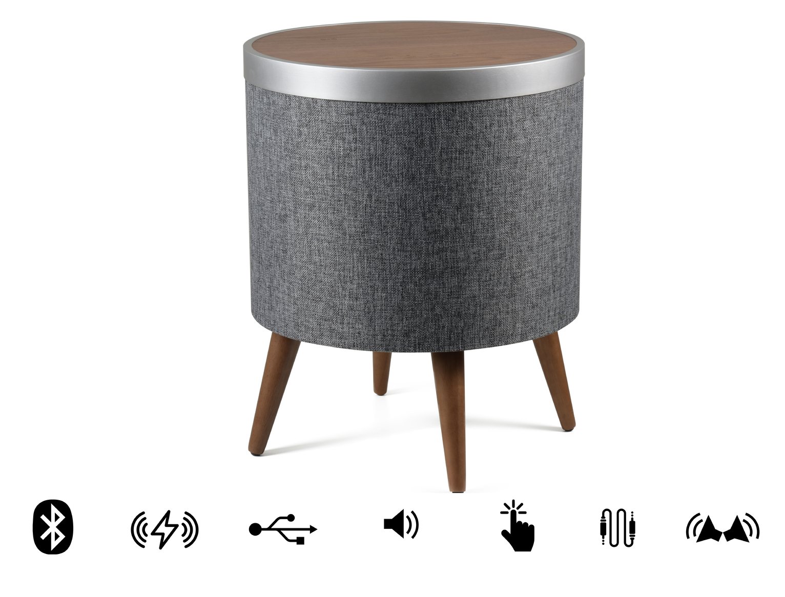 Koble Zain wireless charging Bluetooth Occassional Table