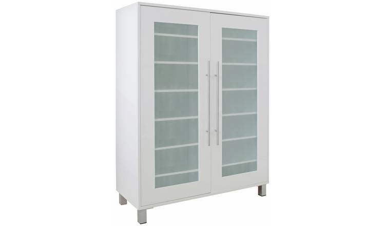 Argos Home 2 Door Lydiard Storage Shoe Cabinet - White