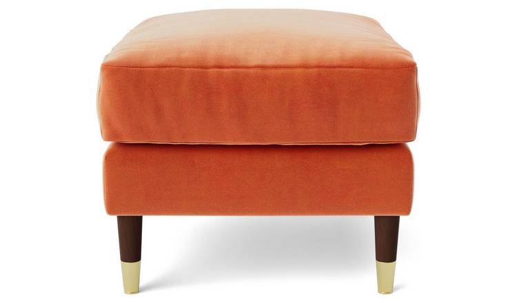 Burnt orange deals storage ottoman