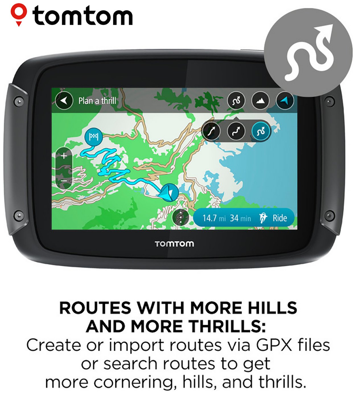 TomTom Rider 500 Motorcycle 4.3 In Sat Nav With Europe Maps Review