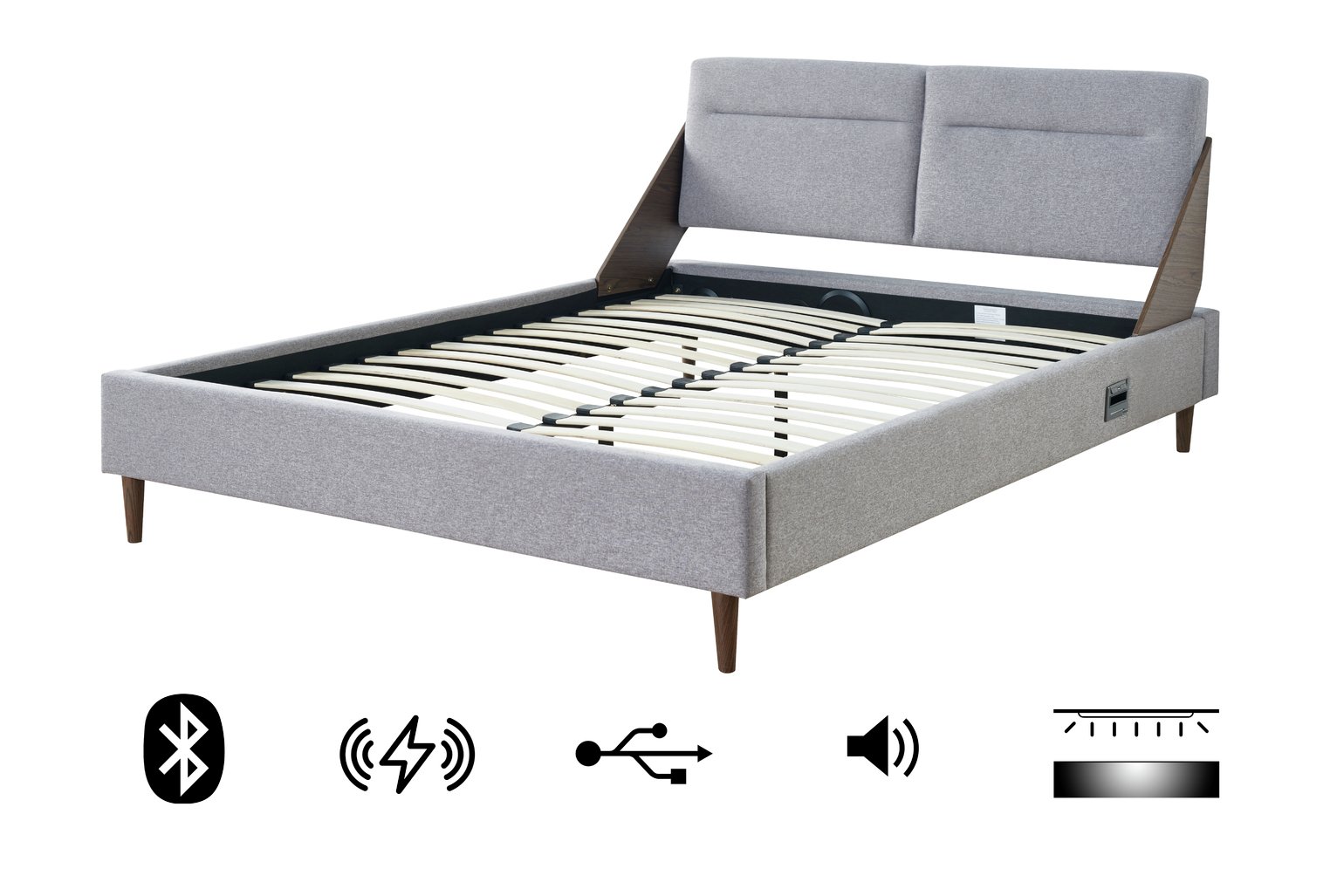 Koble Reclina wireless charging Bluetooth Double Bed Frame