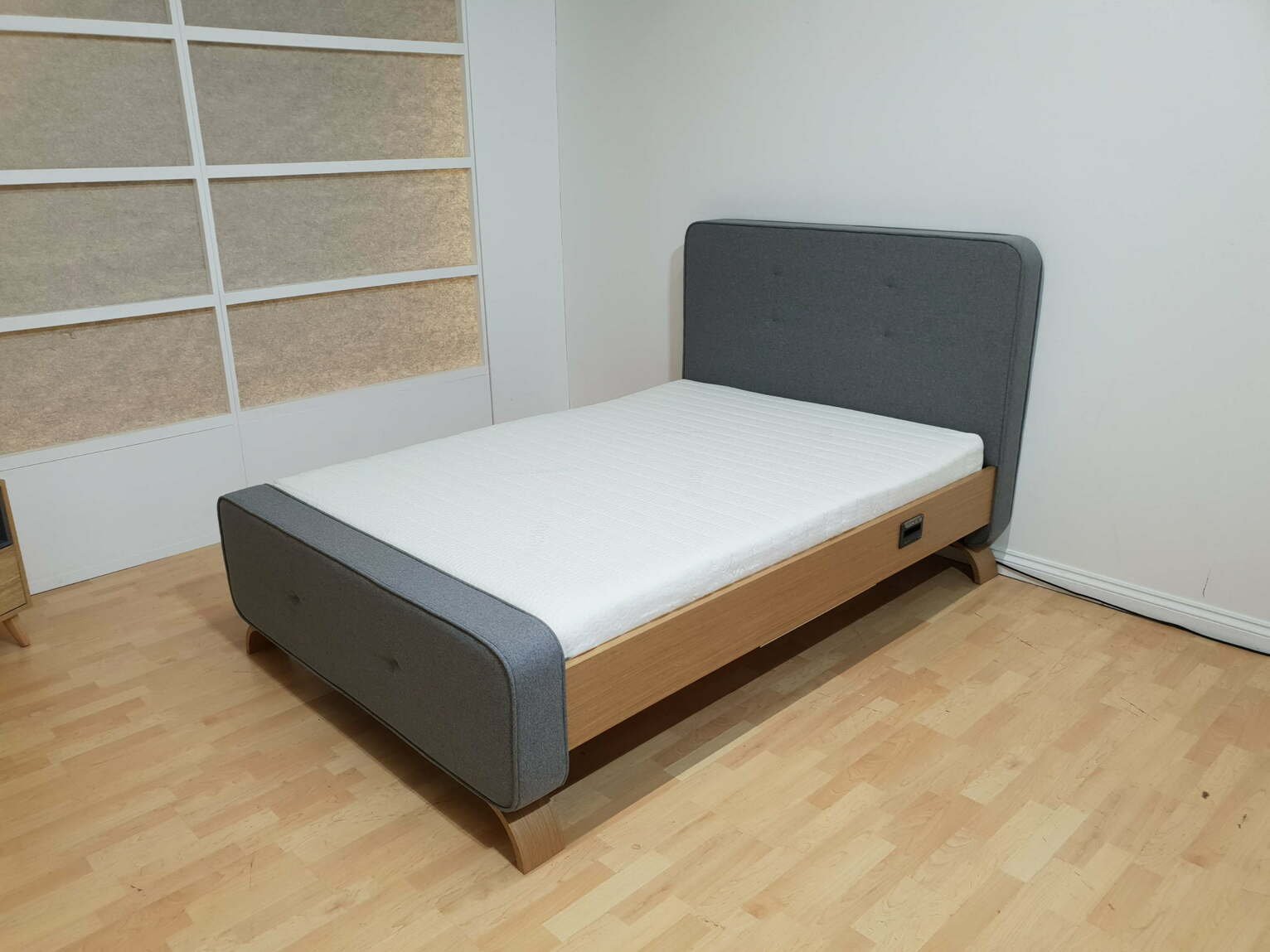 Koble Sove wireless charging Bluetooth Double Bed Frame-Grey Review