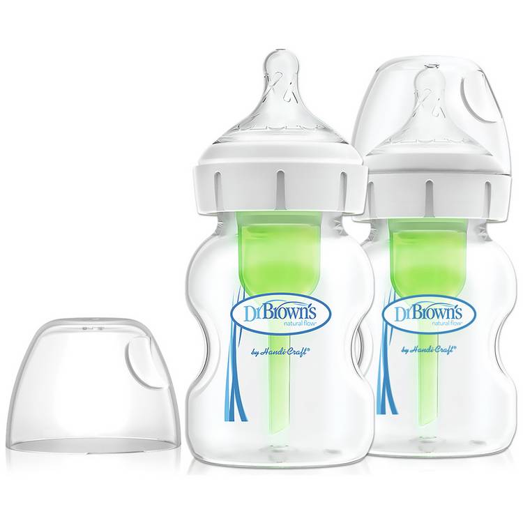 Dr Brown's Anti-colic 150 ml Bottles - 2 pack  0