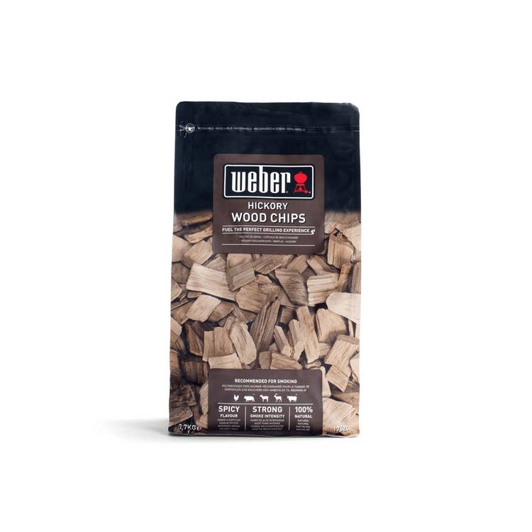 Weber Hickory Wood Chips 0.7kg 0