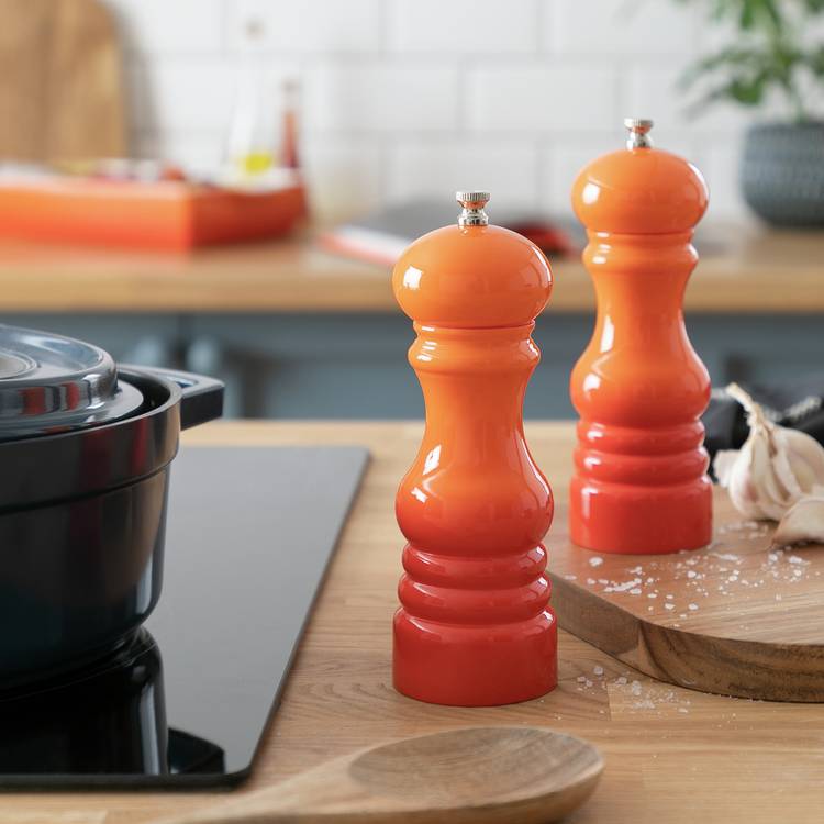 Habitat Salt And Pepper Mill - Orange 0