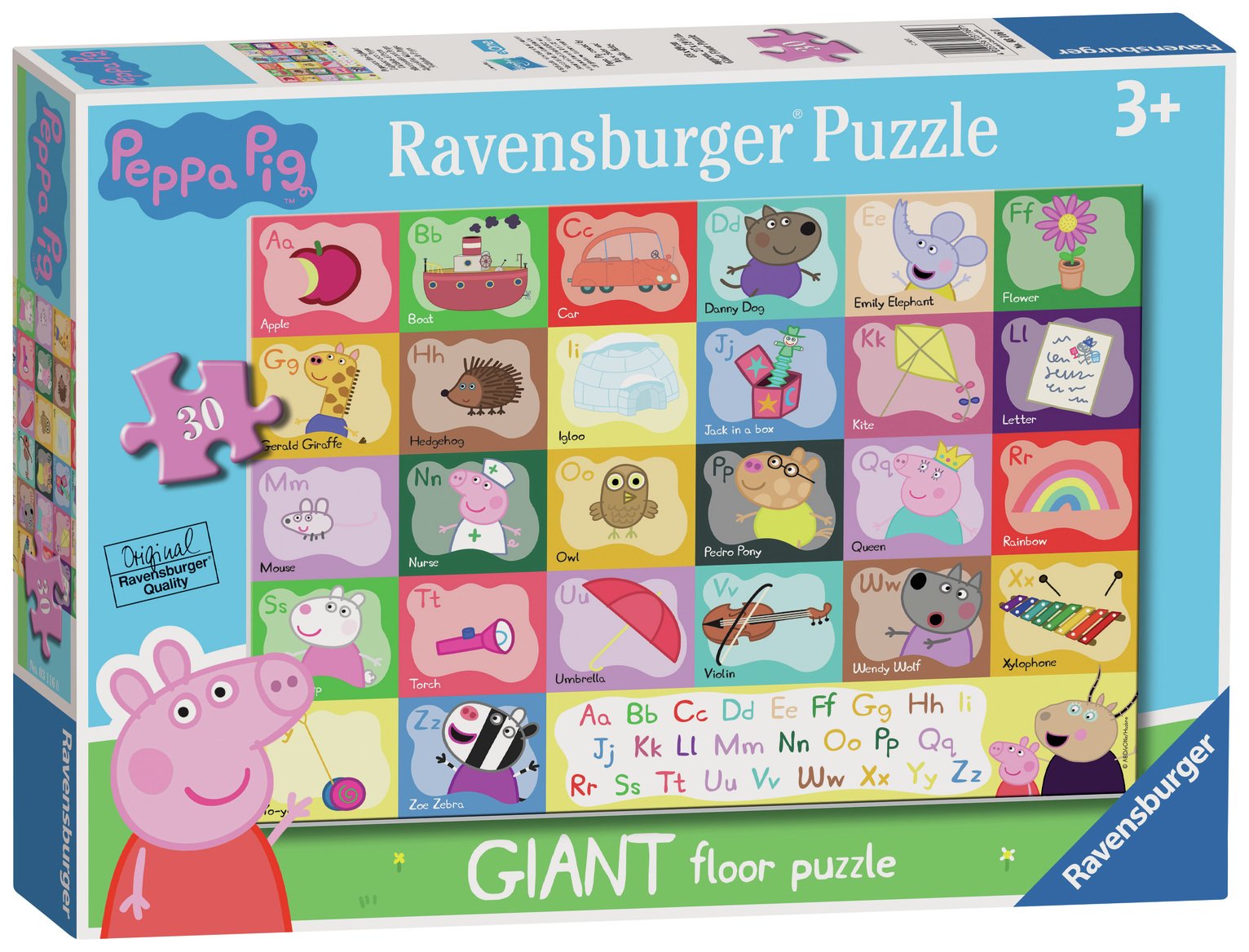 Peppa Pig Ravensburger Alphabet Giant Floor Puzzle