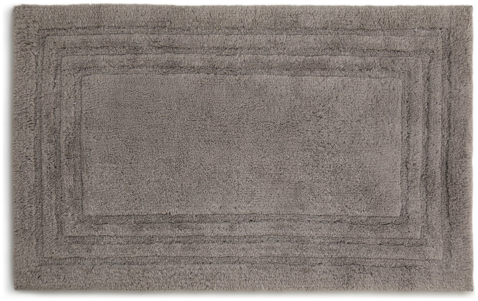 Habitat Cotton Deep Pile Tufted Bath Mat - Dove Grey