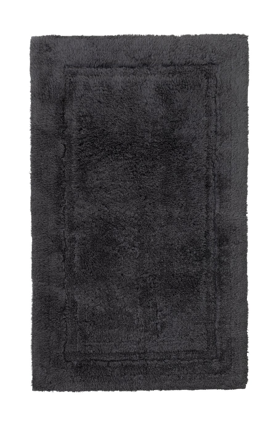 Habitat Cotton Deep Pile Tufted Bath Mat - Slate