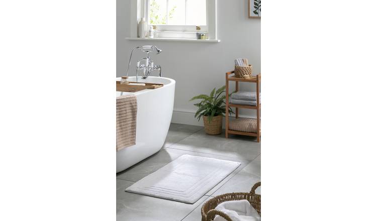 Deep pile bath discount mat