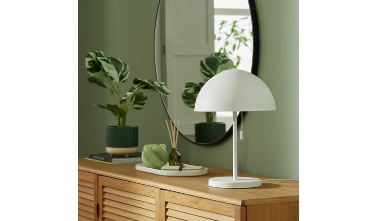 Wood and best sale metal table lamp