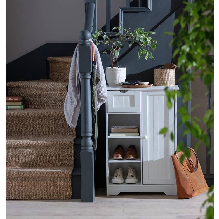 Argos Home 1 Door Cabinet - White 0